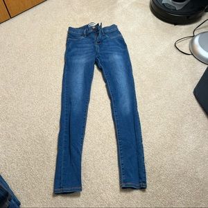 Old navy ballerina jeggings with elastic adjustable waist size 14